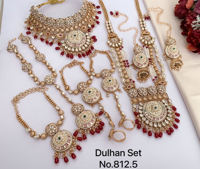 4 Designer Bridal Jewellery Dulhan Combo Set Wholesale Price In Surat
